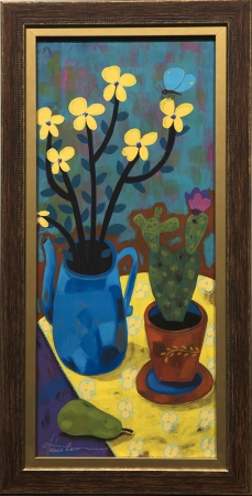 Flores Amarillas by artist Hortensia Bueno